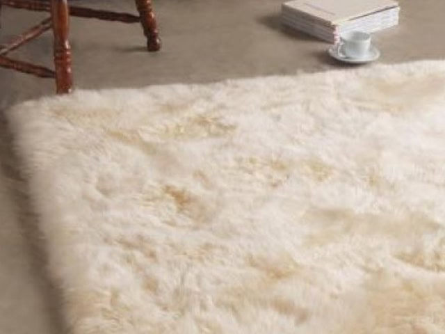 Barnscroft - Long Wool Rugs - Longwool Rug Rectangle Ivory 120x180cm - Carpet