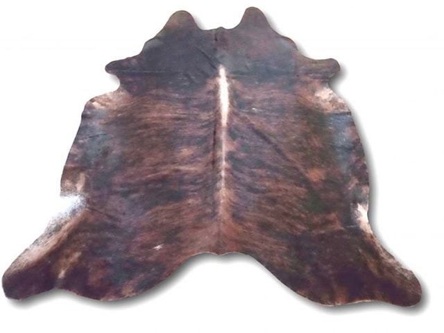 Barnscroft - Natural Cowhide Rugs - Dark Exotic 230x200cm - Carpet