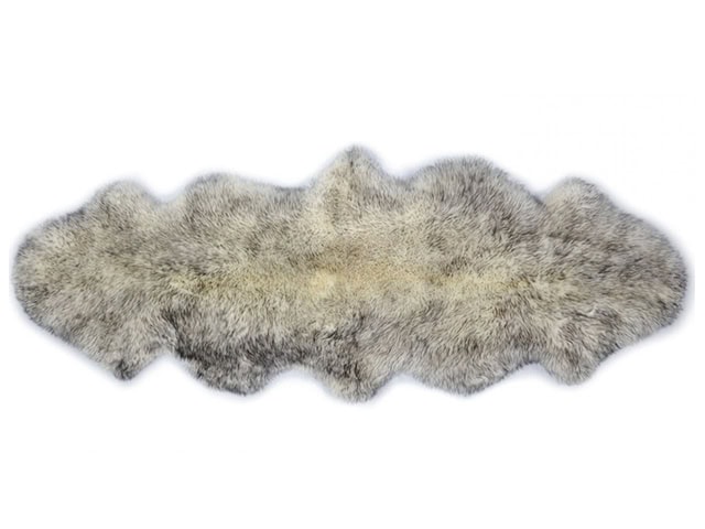 Barnscroft - Sheepskin Rugs - Luxury Double Grey Tipped Sheepskin - Carpet