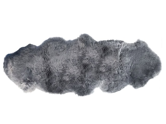 Barnscroft - Sheepskin Rugs - Luxury Grey Double Sheepskin - Carpet