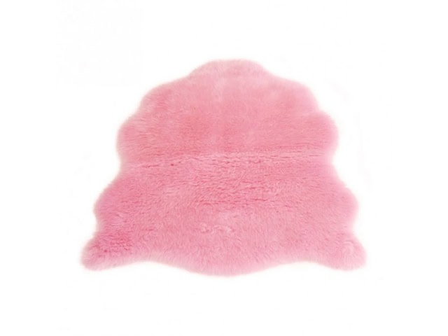Barnscroft - Sheepskin Rugs - Luxury Pink Single Sheepskin - Carpet