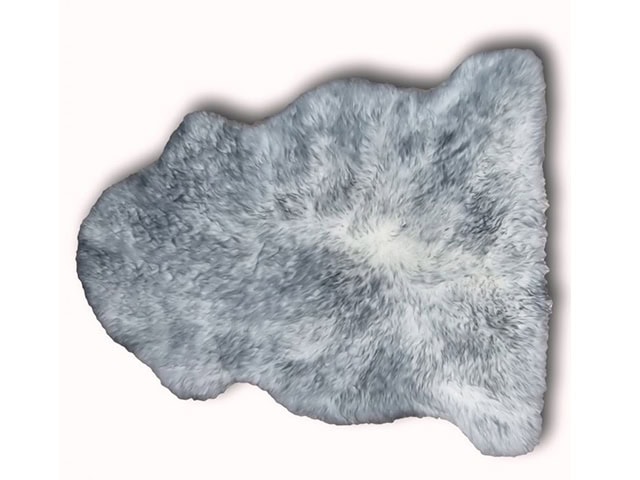 Barnscroft - Sheepskin Rugs - Single Grey Tipped Sheepskin - Carpet