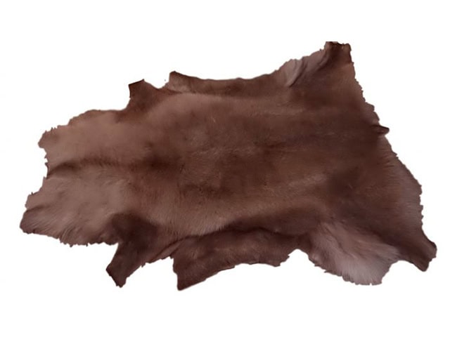 Barnscroft - Unique Reindeer Hides - Deep Brown Reindeer Hide - Carpet