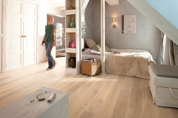 Boen - Oak Animoso White (Whtie Plank) - Wood Flooring