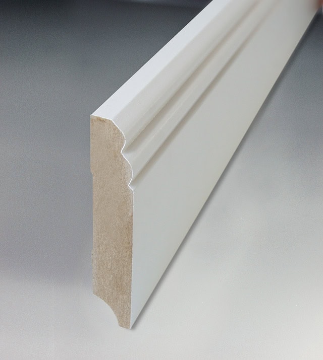 Boen - White Skirting - Wood Flooring