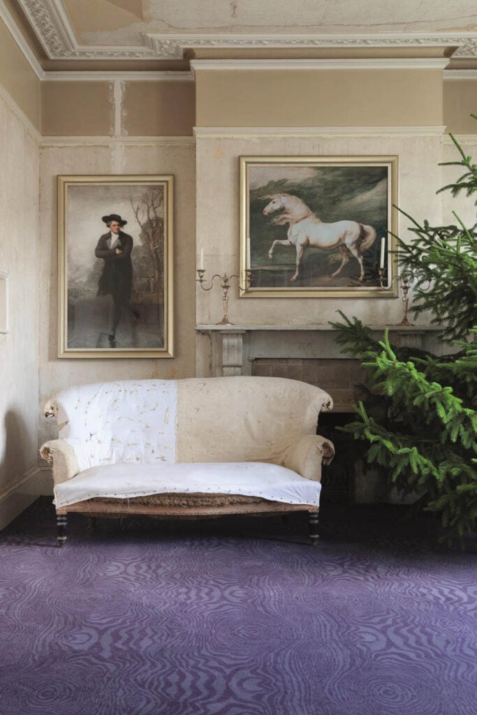 Brintons - Christmas Timorous Beasties Midnight Grain Du Bois - Carpet