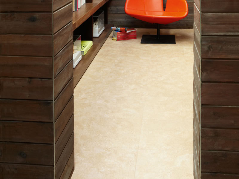 Karndean - Da Vinci Stone Tiles - CC04 Alabaster - Luxury Vinyl Tile (LVT) Flooring - Porcelain Tile Flooring - Vinyl Flooring