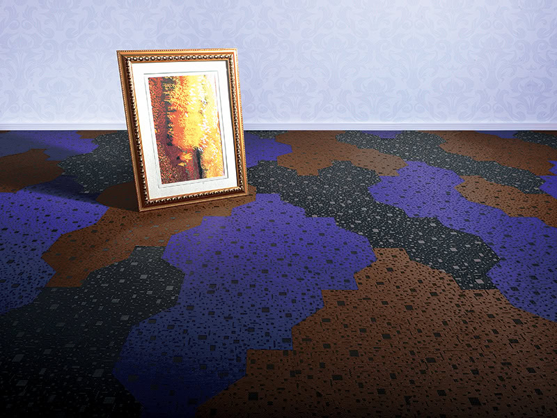 Flexr - Athena Woven Vinyl - Geometric - Vinyl Flooring