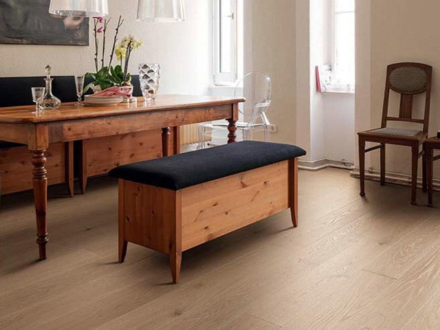 Haro - Parquet - Oak Creme White Limewashed Markant - Wood Flooring