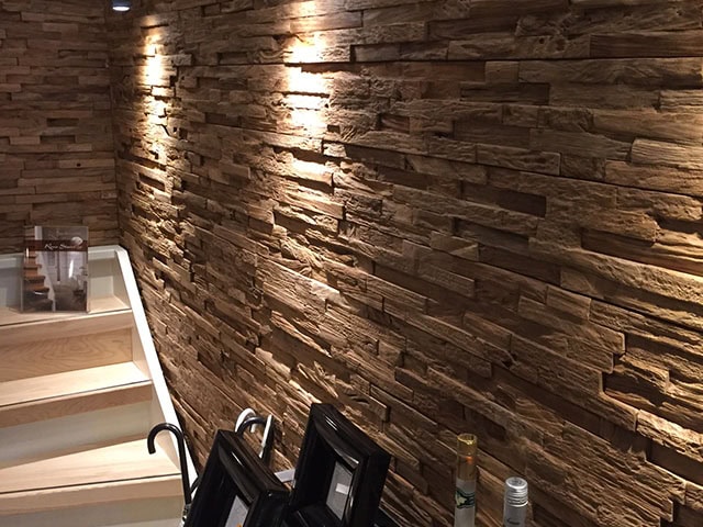 Heywood Vloeren - Setting - 3D Teak Wall Panel 'PURE' - Wood Flooring