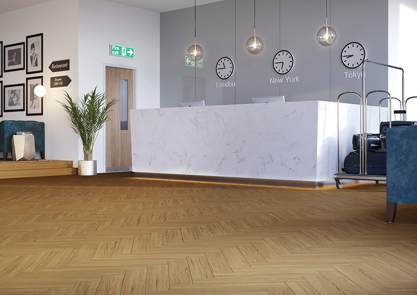 Malmo LVT - Stickdown - Herringbone - Luxury Vinyl Tile (LVT) Flooring - Vinyl Flooring