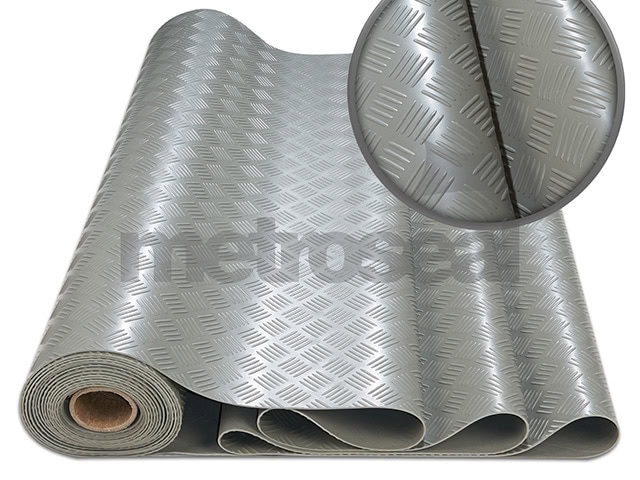 Metroseal - SM545 4Bar Checker - Rubber Flooring