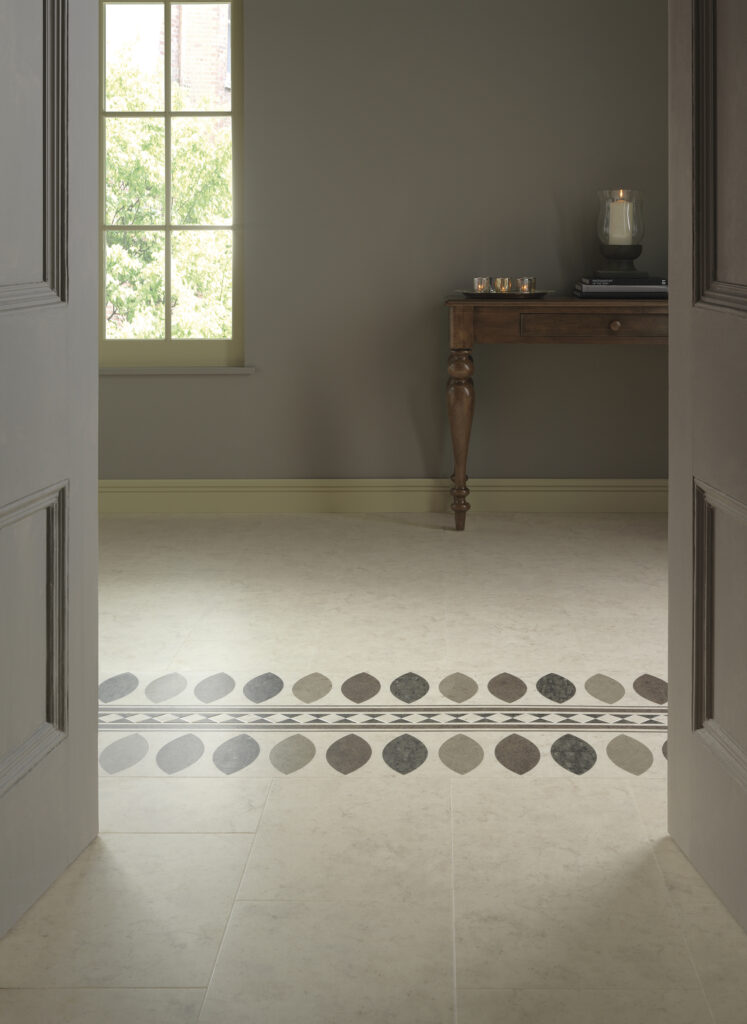 Amtico - Mirabelle Creme - Broken Bond - Luxury Vinyl Tile (LVT) Flooring - Vinyl Flooring - Wood Flooring
