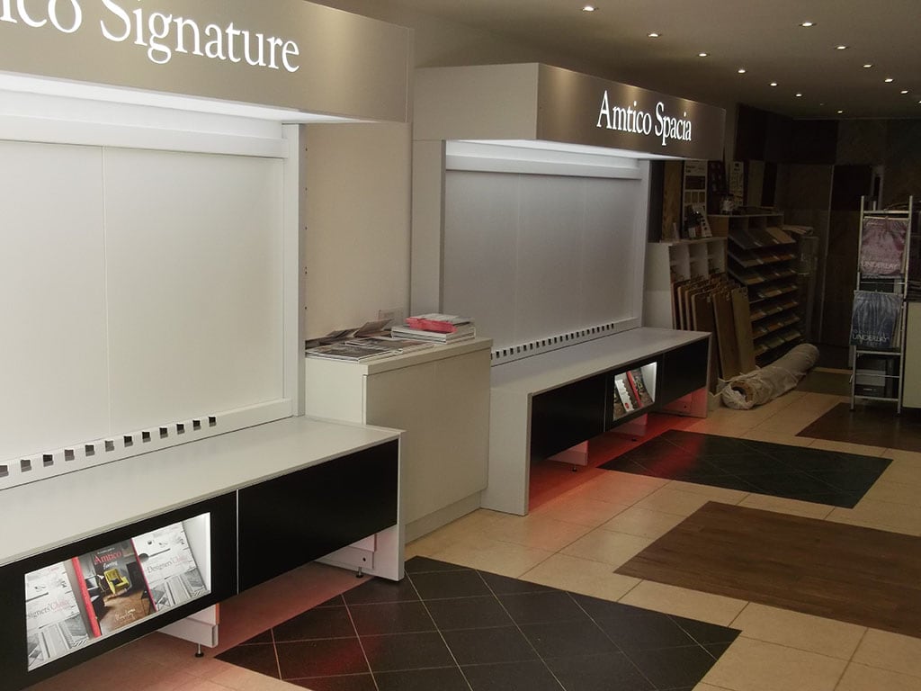 New Amtico Stands for Our Showroom in Kensington - Luxury Vinyl Tile (LVT) Flooring