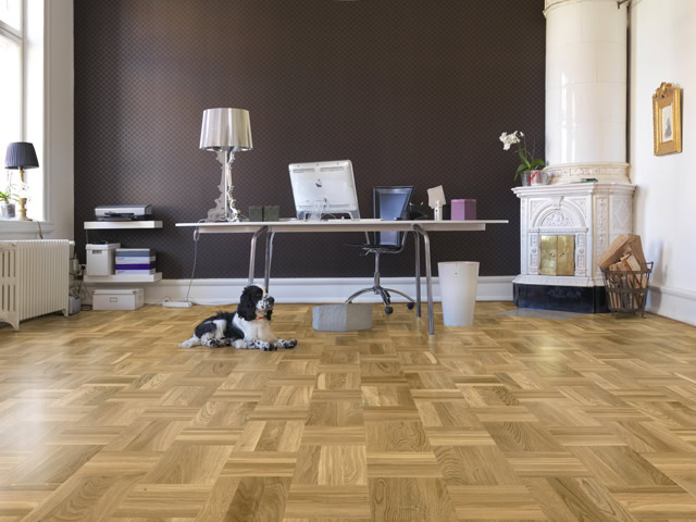 Tarkett - We Wood - Oak Basketweave - Luxury Vinyl Tile (LVT) Flooring