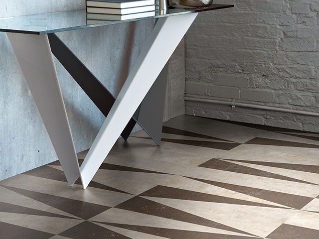 Polyflor - Creative Edge - White Metalstone - Portico Limestone - Aged Metalstone - Vinyl Flooring