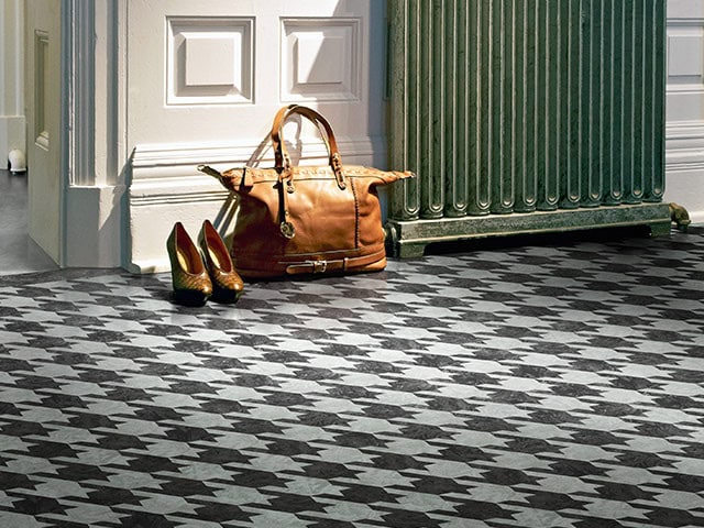Polyflor - Creative Edge - White & Black Oilshale - Vinyl Flooring