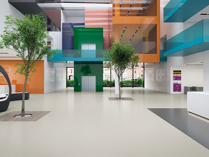 Polyflor - Pencil Lead 8608 - Frosted Glass 8606 - Vinyl Flooring