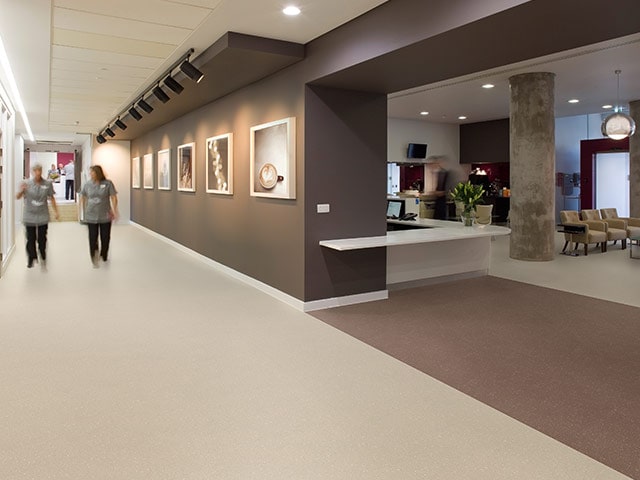 Polyflor - Polysafe Verona PUR - Biscotti - Chocolate Chip - Vinyl Flooring