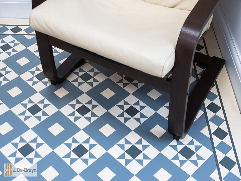 Marmoleum RD111 - 50mm Paired With RDB205 Borders - Marmoleum Flooring