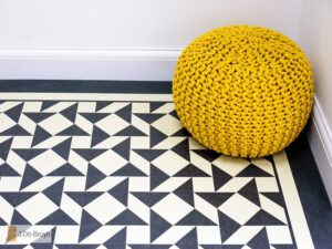 Marmoleum RD118 Paired With 10mm and 50mm Lacing - Marmoleum Flooring