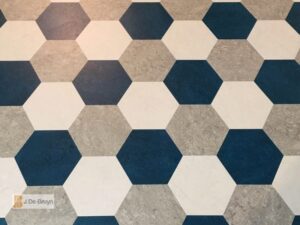 Marmoleum RD124 Hexagons - Marmoleum Flooring