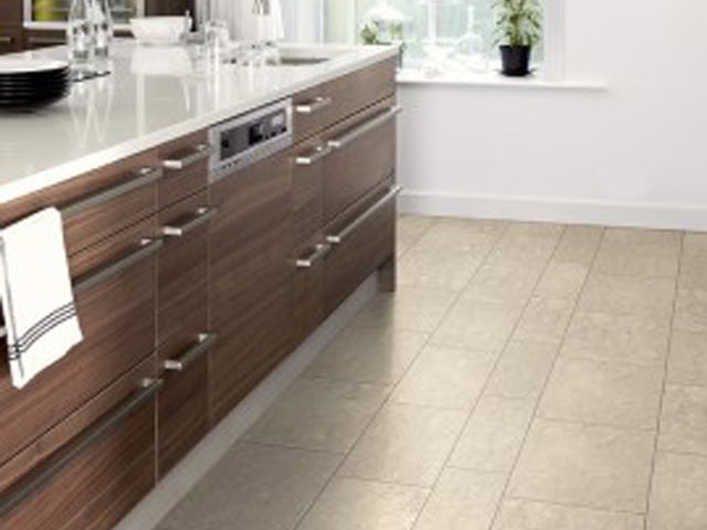 Amtico - Riverstone Tundra - Mica MIX Earth Stripping - Random Stone - Luxury Vinyl Tile (LVT) Flooring - Vinyl Flooring - Wood Flooring