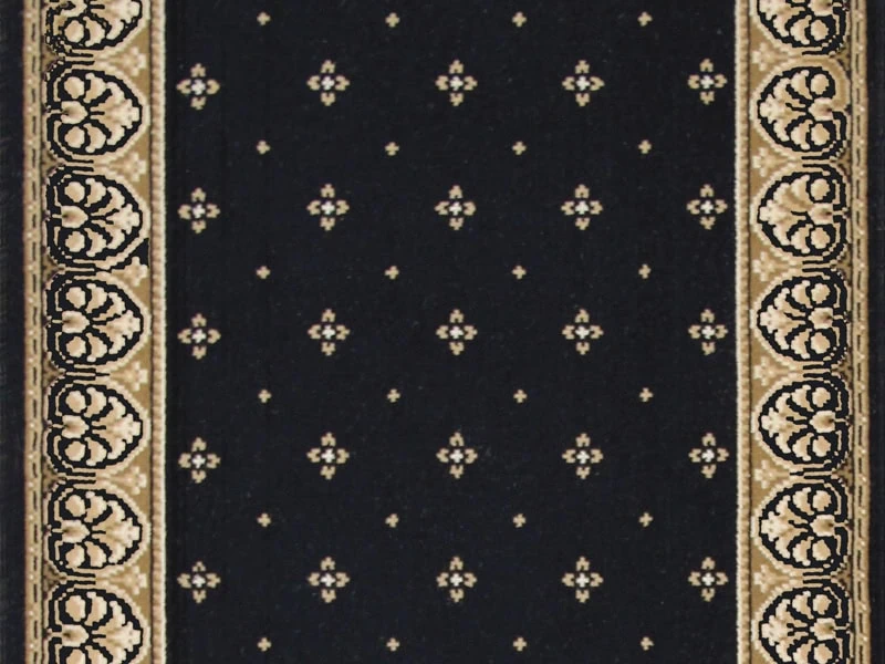 Louis De Poortere Carpets - Royal Black - Carpet