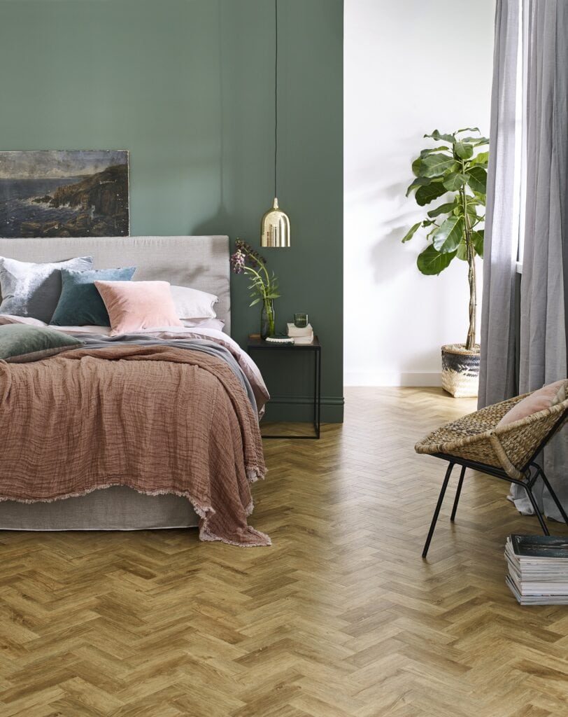 Amtico - Rural Oak in Parquet Laying Pattern - Luxury Vinyl Tile (LVT) Flooring - Vinyl Flooring - Wood Flooring