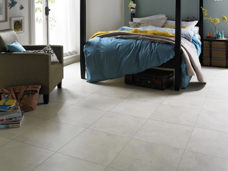 Karndean - Opus Stone Tiles - SP111 Luna - Luxury Vinyl Tile (LVT) Flooring - Porcelain Tile Flooring - Vinyl Flooring