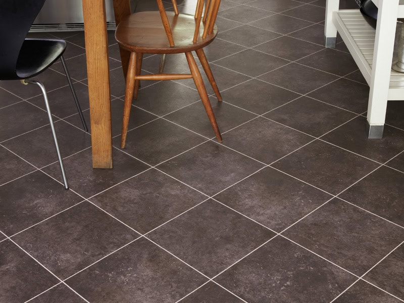 Karndean - Knight Tile Stone Tiles - T100 Orkney - Luxury Vinyl Tile (LVT) Flooring - Porcelain Tile Flooring - Vinyl Flooring