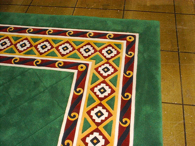 Trendy Tuft Carpets - 980a Dining Rug Border - Carpet