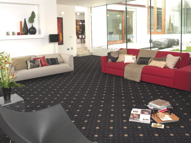 Ulster Carpets - Athenia - Motif Black - Carpet