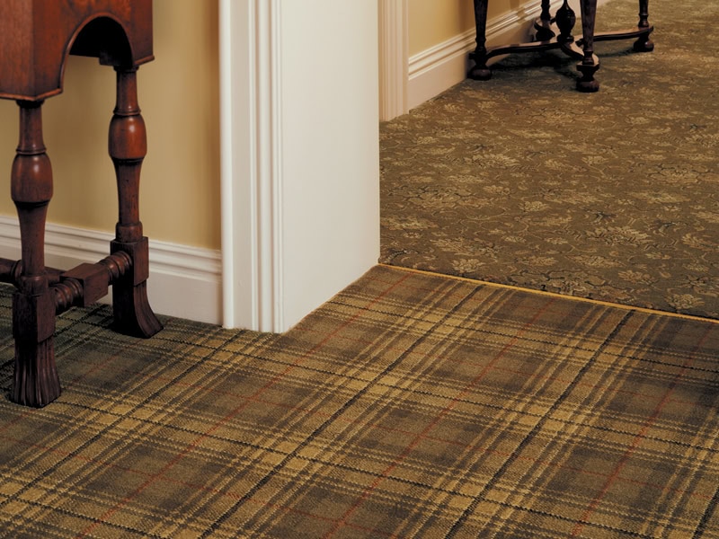 Ulster Carpets - Country House Collection - Beaumont Antique Green & Kazan Tench Green - Carpet