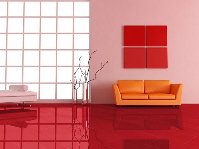 Westco - Laminate - H474419 High Gloss Red - Laminate Flooring