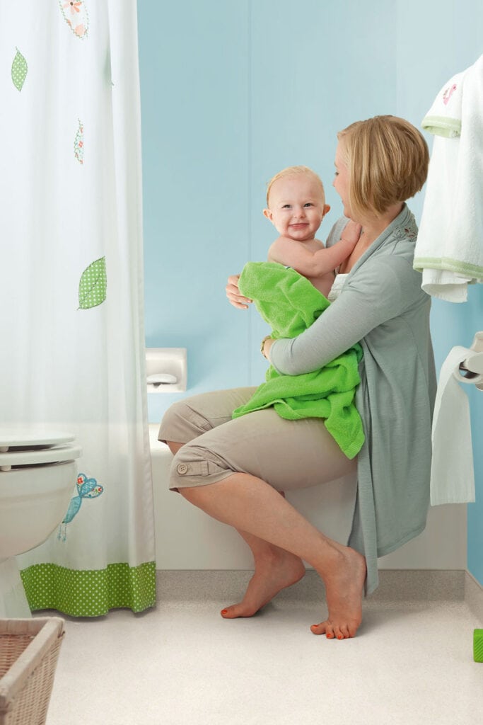 Altro - Aquarius Whiterock Satins Mint - Safety Flooring