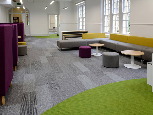 Burmatex - Loop Pile Tufted Structure Bonded Planks - Tivoli Lateral - Carpet