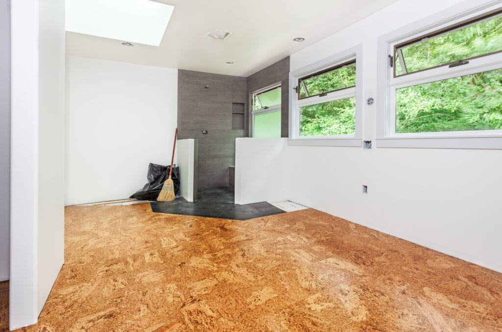4 Types of Residential Flooring Options - Cork Flooring - Laminate Flooring - Porcelain Tile Flooring - Wood Flooring