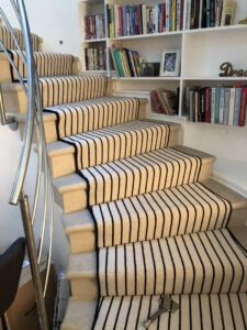 Striped Carpets: Black and White - Carpet - Wood Flooring