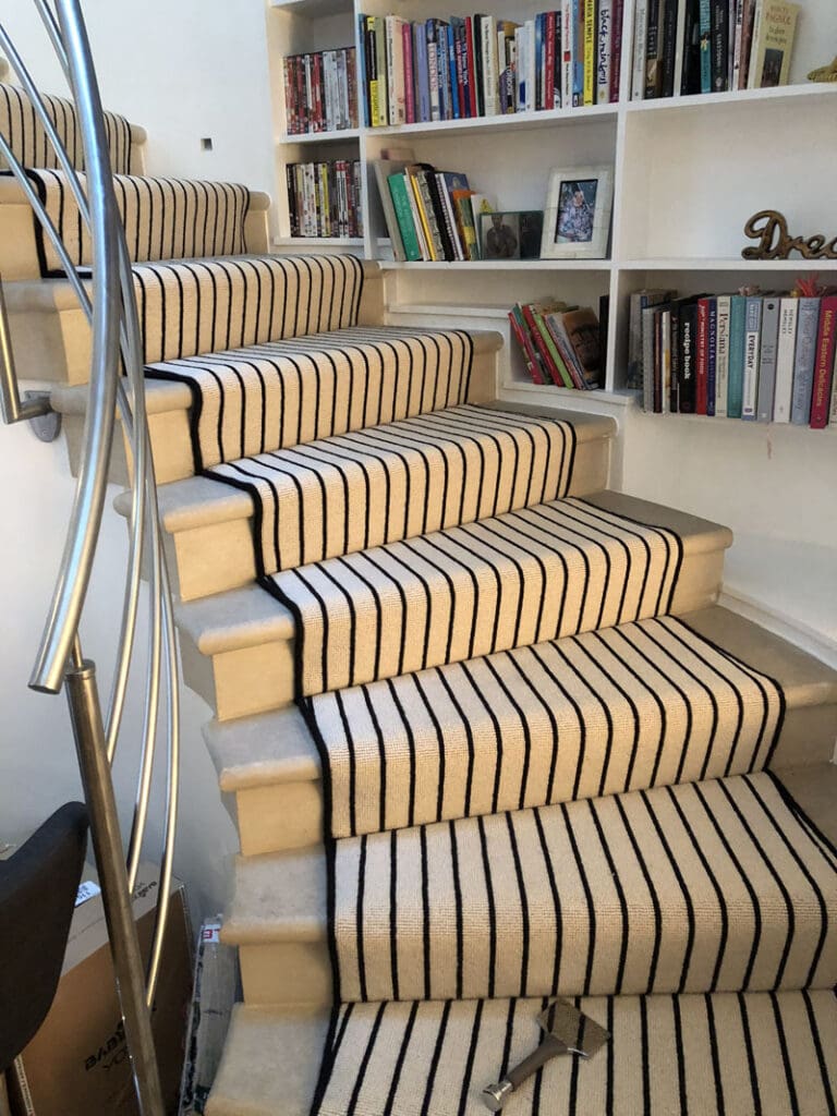 Striped Carpets: Black and White - Carpet - Wood Flooring