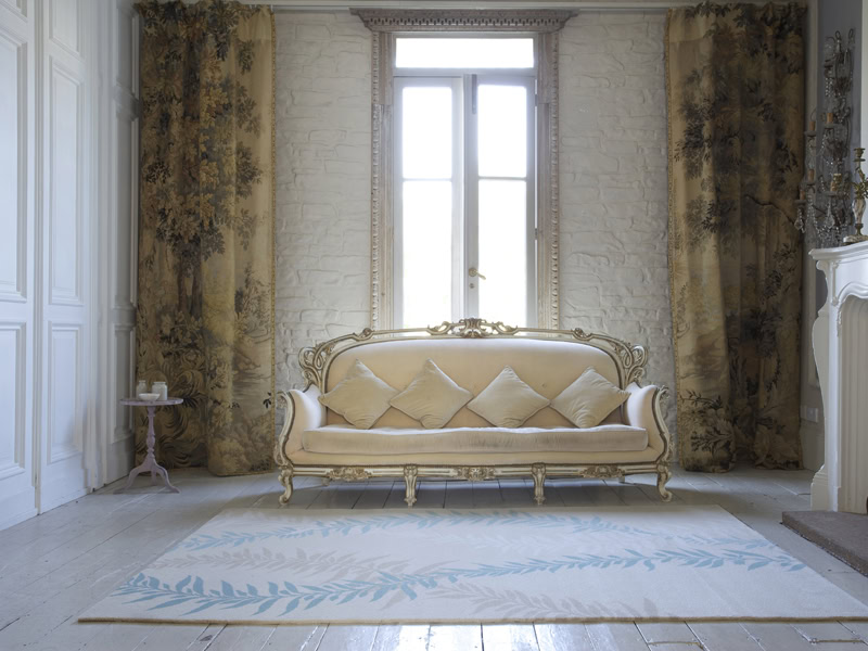 Brintons - Timorous Beasties Rugs - C Weed Aqua - Carpet