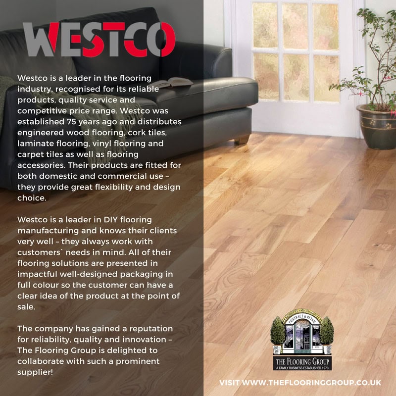 Westco - Carpet - Cork Flooring - Laminate Flooring - Porcelain Tile Flooring - Subfloor Preparation - Vinyl Flooring - Wood Flooring