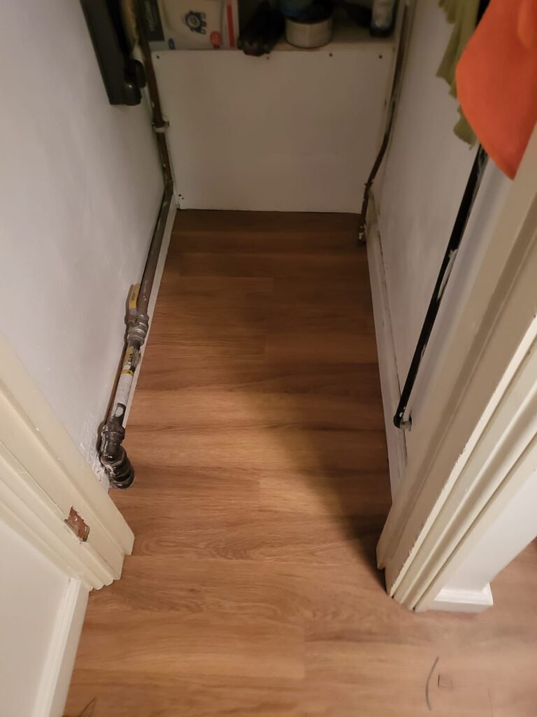 Amtico Spacia Honey Oak Luxury Vinyl Tile Installation in Brentford