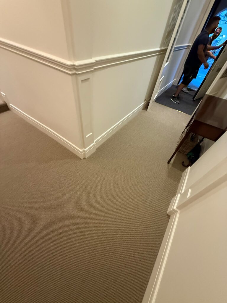Lewis Abbott Paradise Sisal Carpet Installation in Balham