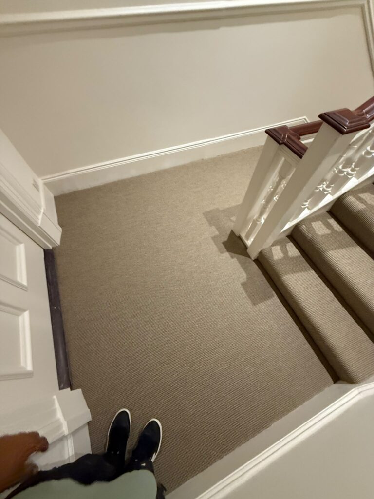 Lewis Abbott Paradise Sisal Carpet Installation in Balham