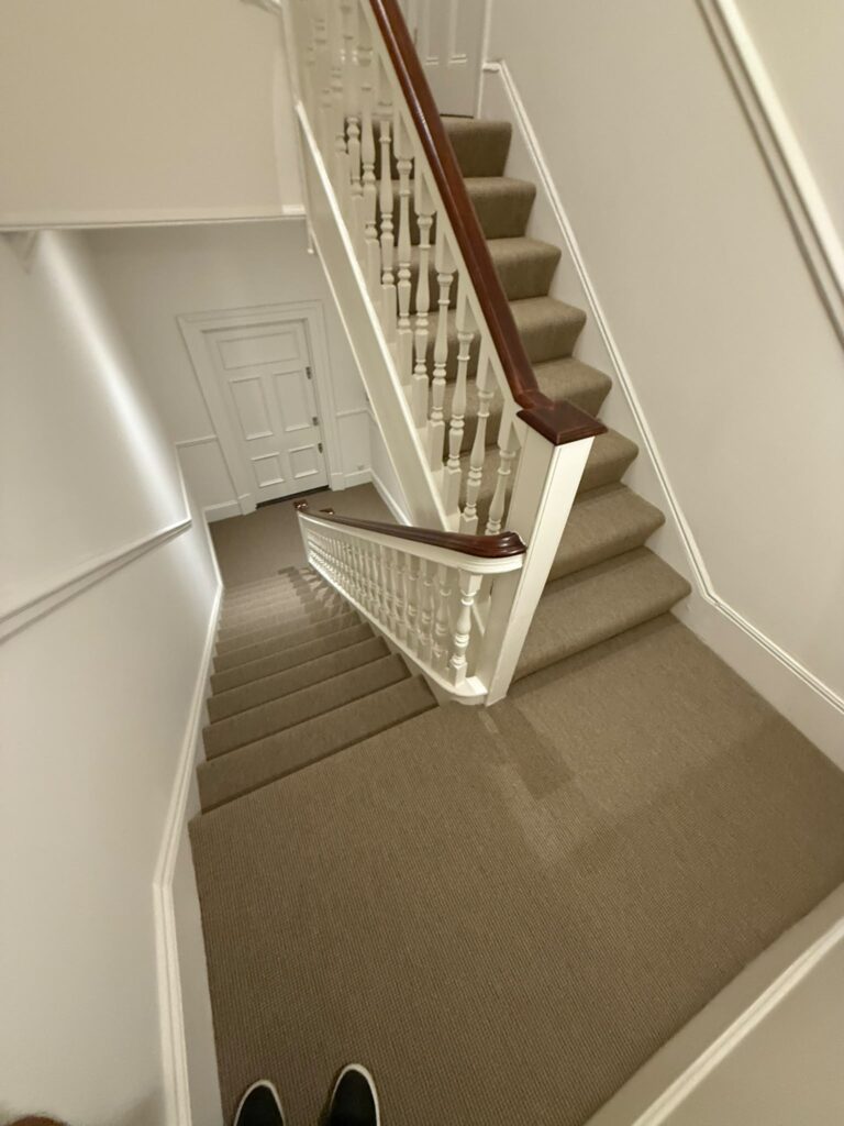 Lewis Abbott Paradise Sisal Carpet Installation in Balham