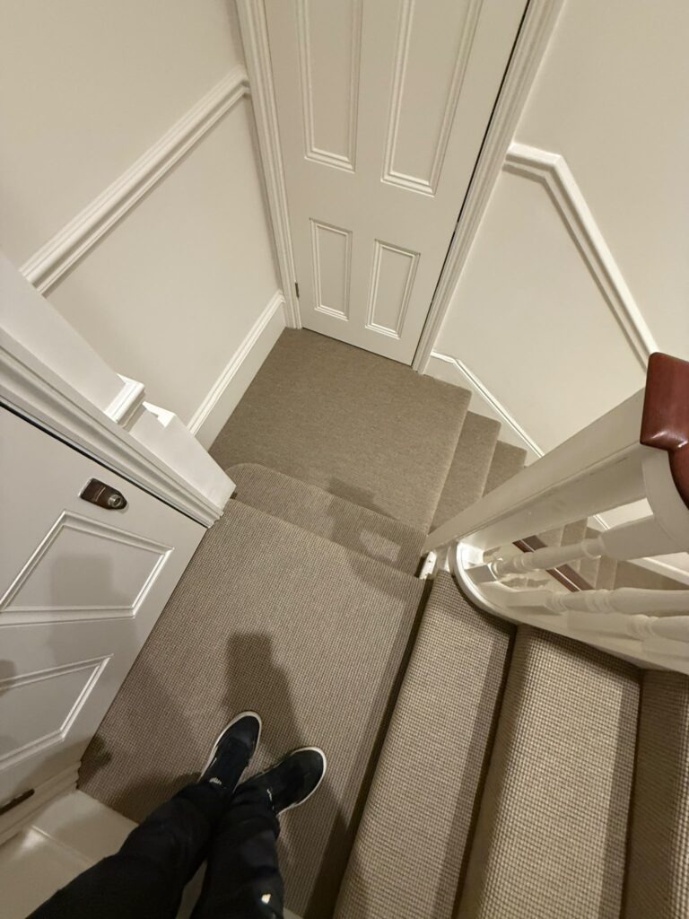 Lewis Abbott Paradise Sisal Carpet Installation in Balham