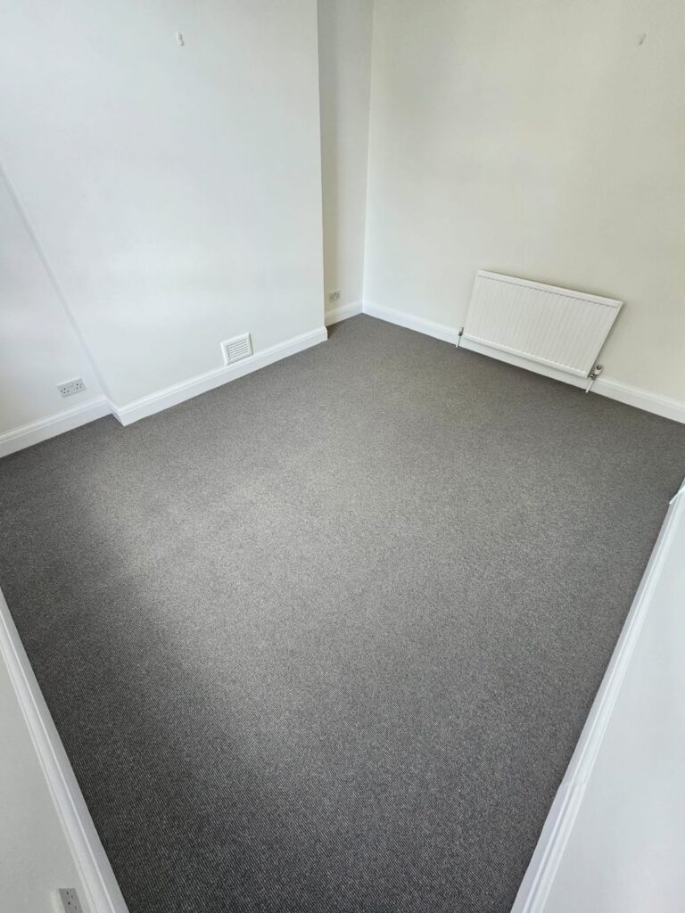 Westex Flooring Croxby Wool Loop Iron Carpet Installation in Islington