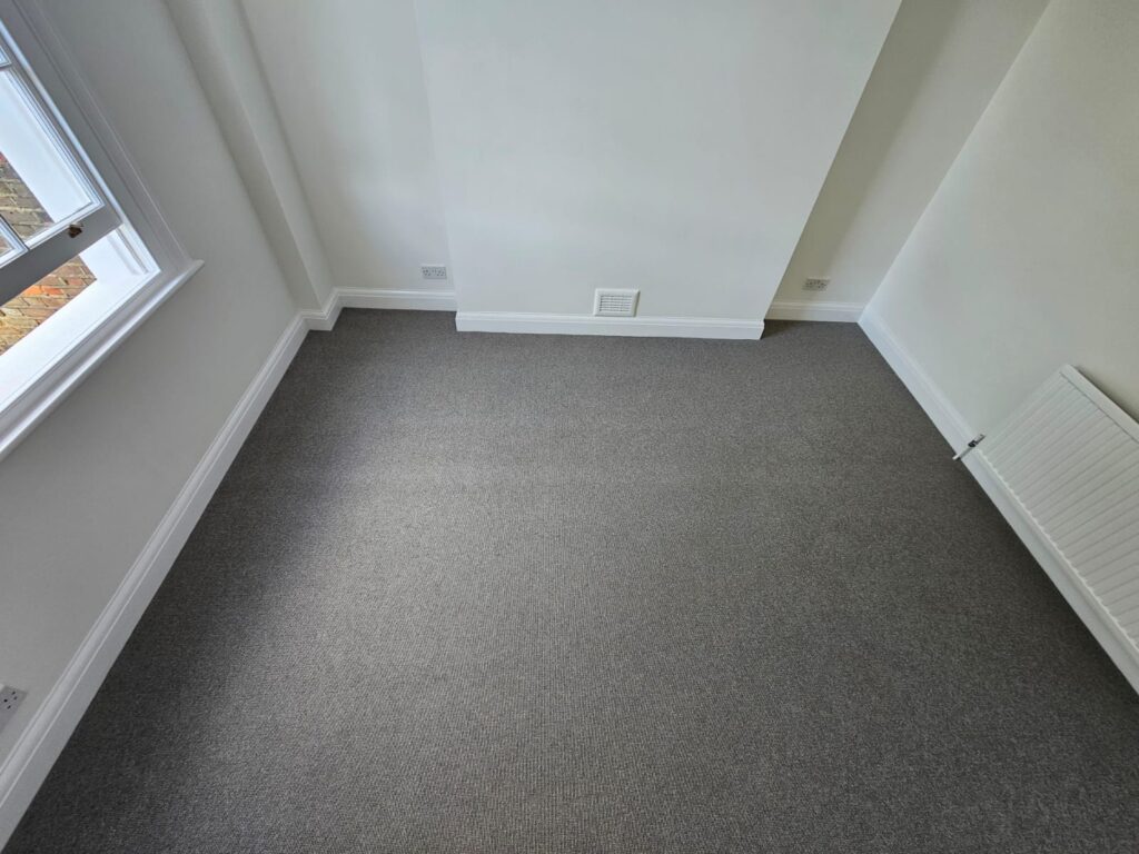 Westex Flooring Croxby Wool Loop Iron Carpet Installation in Islington