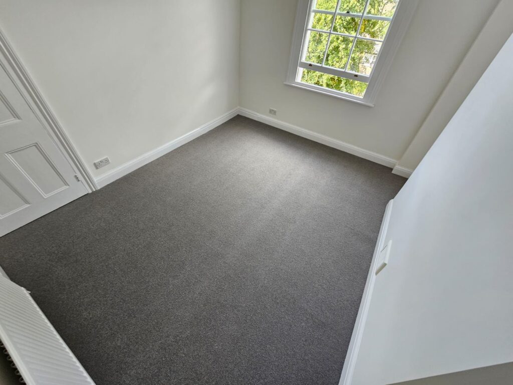 Westex Flooring Croxby Wool Loop Iron Carpet Installation in Islington